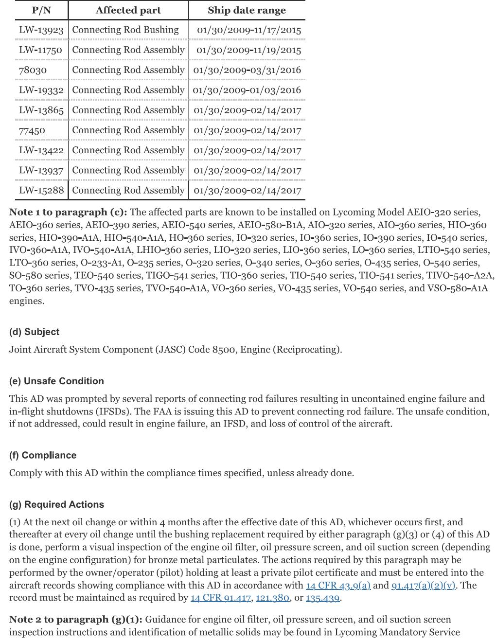 AD2024-21-02 Lycoming connecting rod bushing failure Page 005.jpg