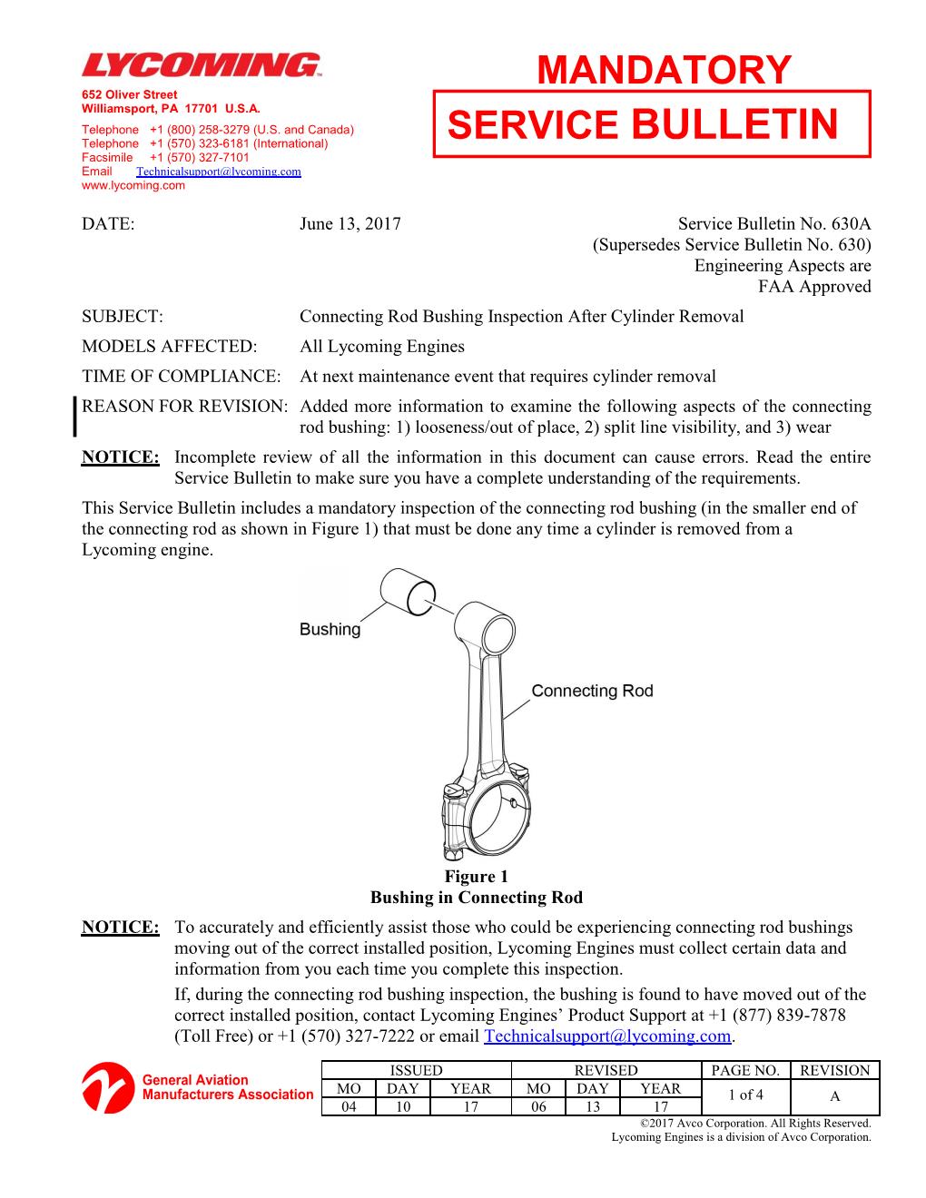 LycomingMandatorySvcBulletin630A20Rod20Inspection Page 001.jpg