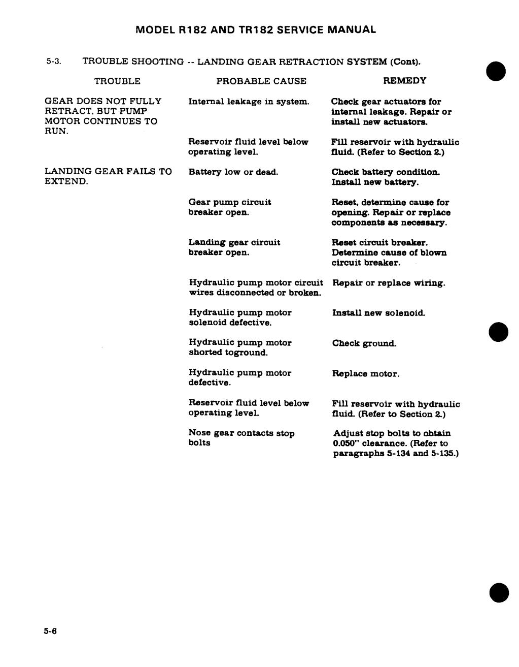 5-3, p.3 Troubleshooting Landing Gear Retraction System Section 5 _R182andTR182_1978-1986_D2069-3-13 Page 003.jpg